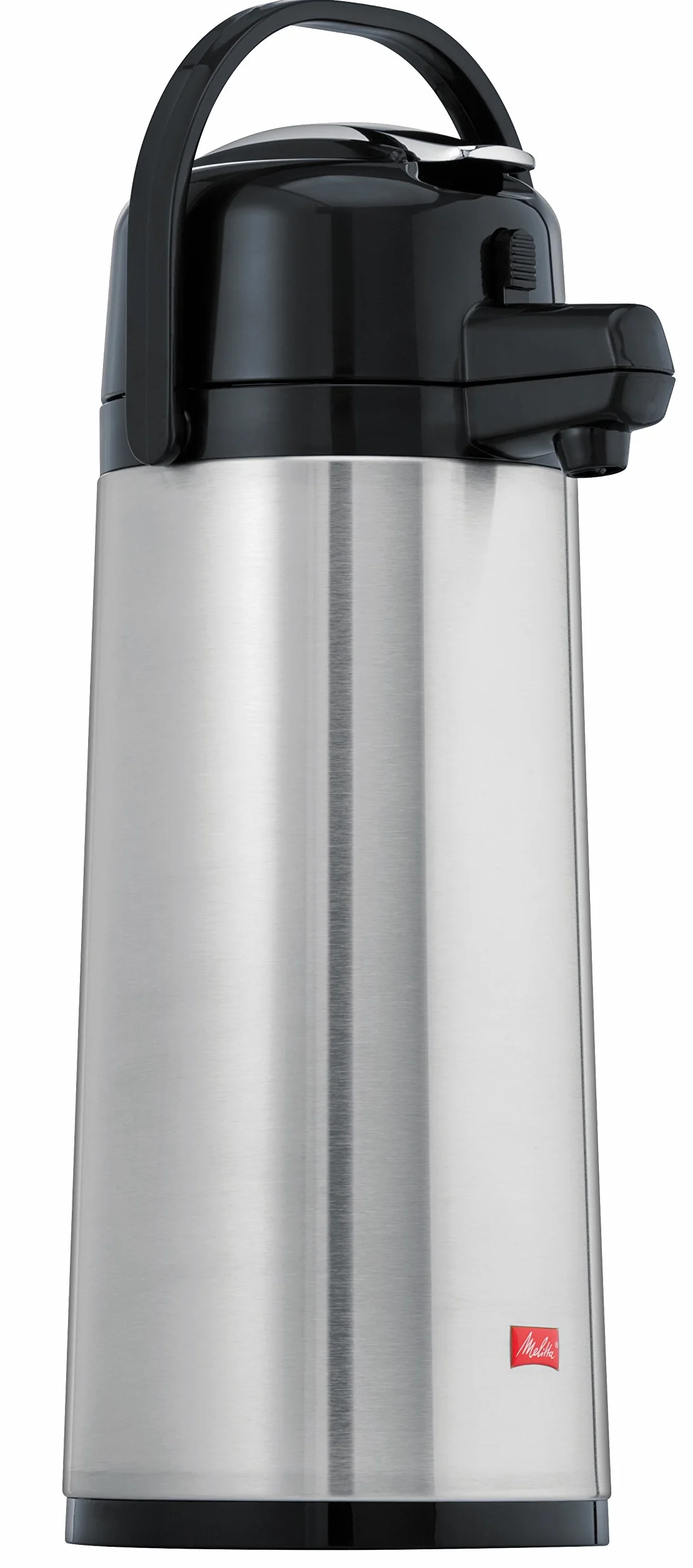 Melitta Termos z Pompką, Czarny/Stalowy, 2,2 l, 18 Filiżanek