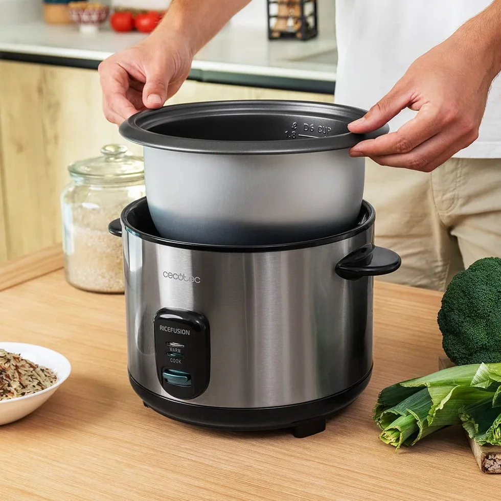 Cecotec RiceFusion 7000 Inox Kuchenka do ryżu 700 W 1,8 l Stal nierdzewna