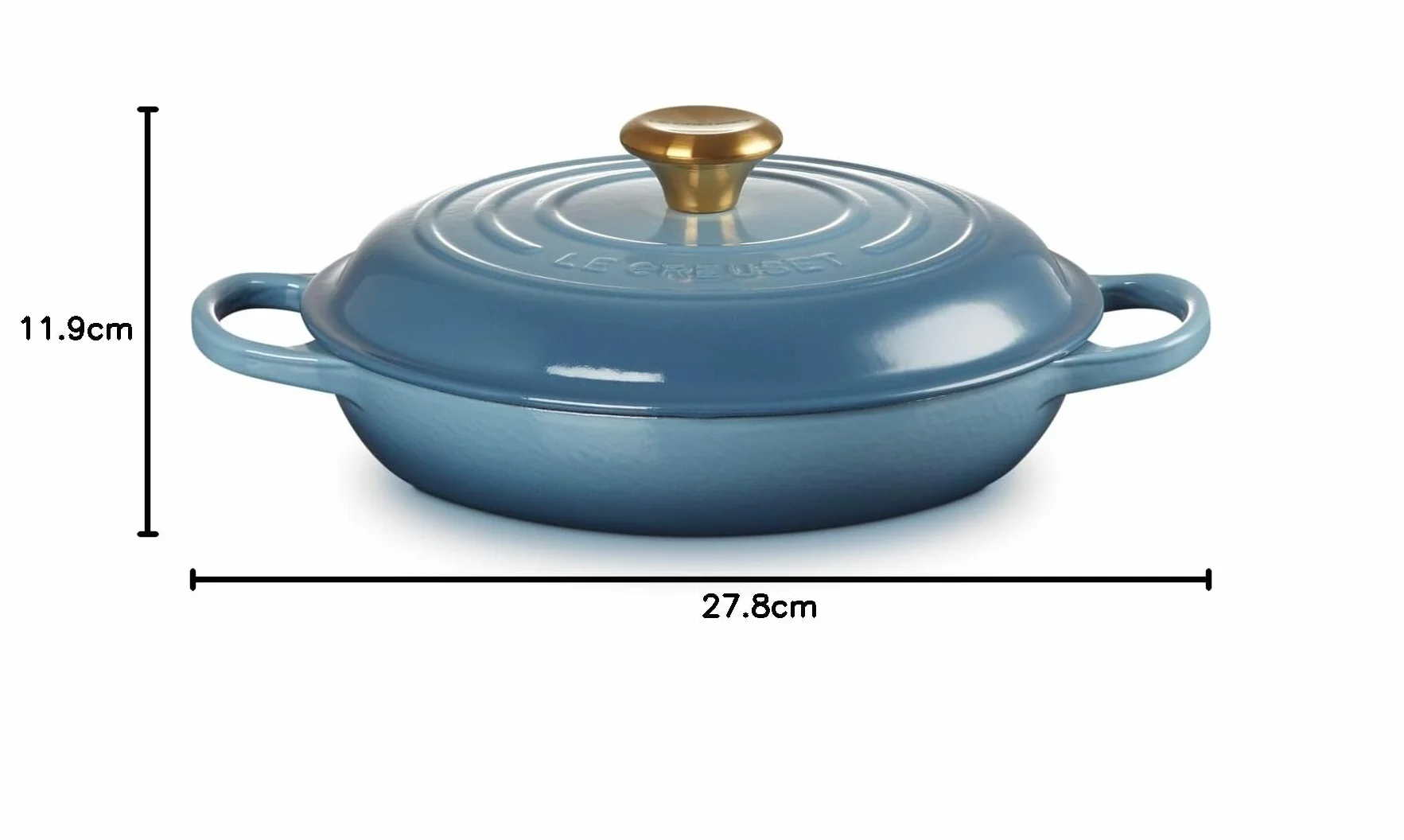 Le Creuset Garnek Żeliwny Gourmet 26 cm 2 L Chambray