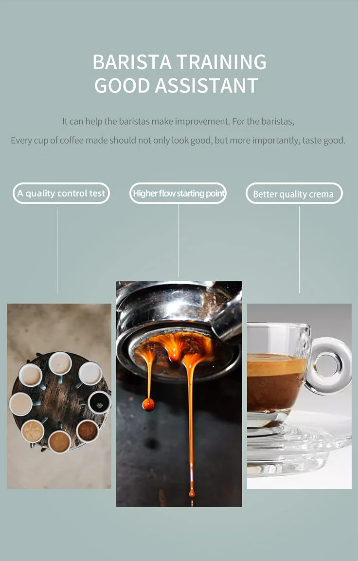 NEOUZA Espresso Portafilter bez dna 51mm Kompatybilny z DeLonghi Dedica EC680/EC685/EC785/EC820/EC850/EC860 Ekspres do kawy Smeg, stal nierdzewna, palisander Premium