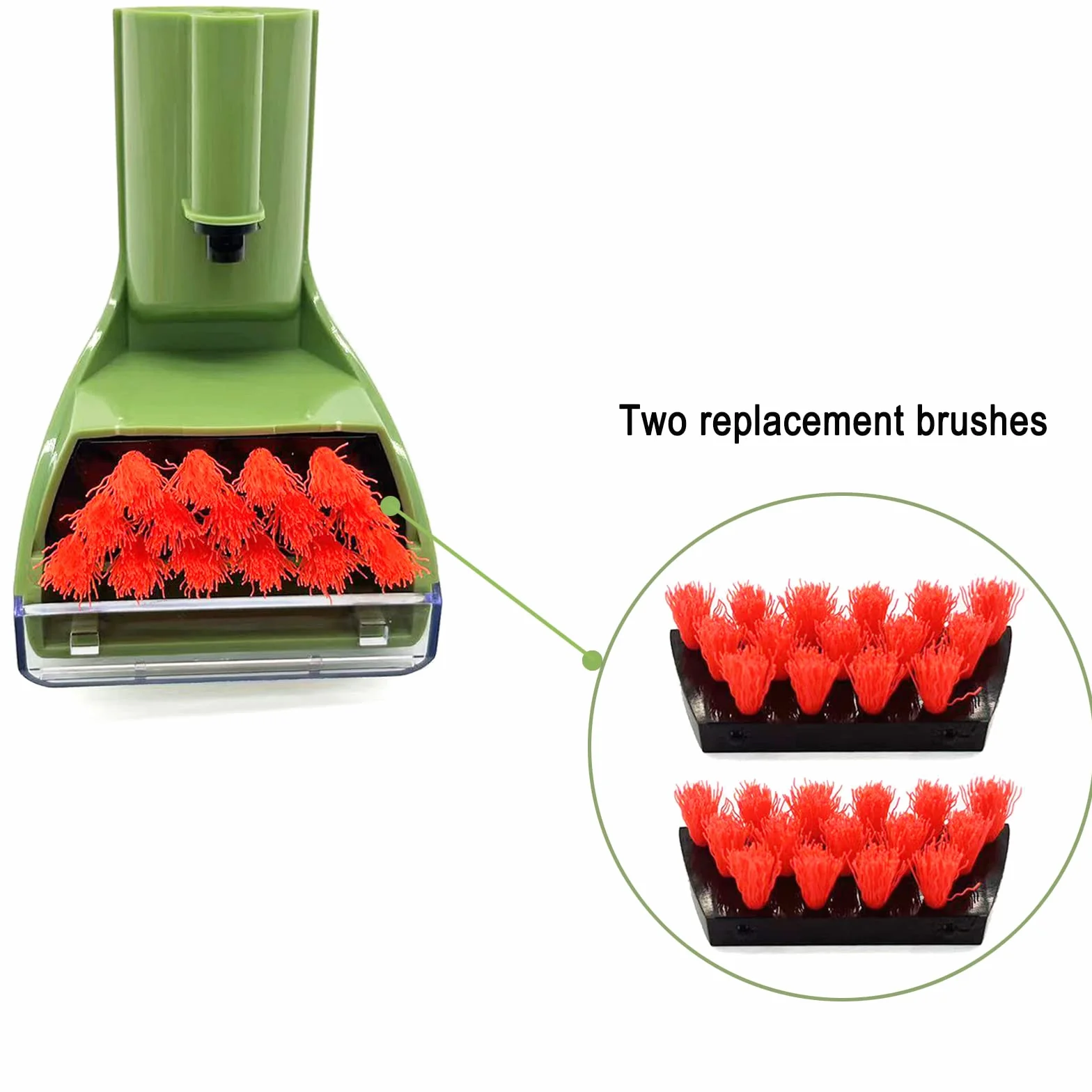 Bissell Little Green 7,6 cm wytrzymała szczotka do usuwania plam do pionowych i przenośnych środków do czyszczenia dywanów - 1400 W, 1400B, 1425, 1844, seria 2290A, 2 szczotki