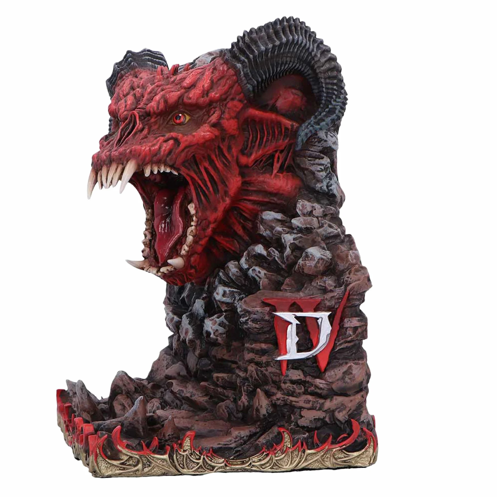 Nemesis Now Diablo IV Minion of Hell podpórka do książek, 18,3 cm, oficjalna licencjonowana podpórka na książki, dekoracja biurowa i dekoracja półki z kultowym logo, do dekoracji gier
