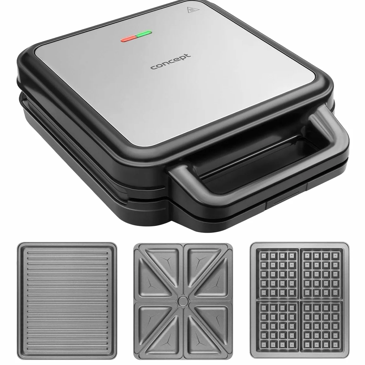 FAMILY SV3080 Opiekacz do Kanapek 3 w 1 1200 W