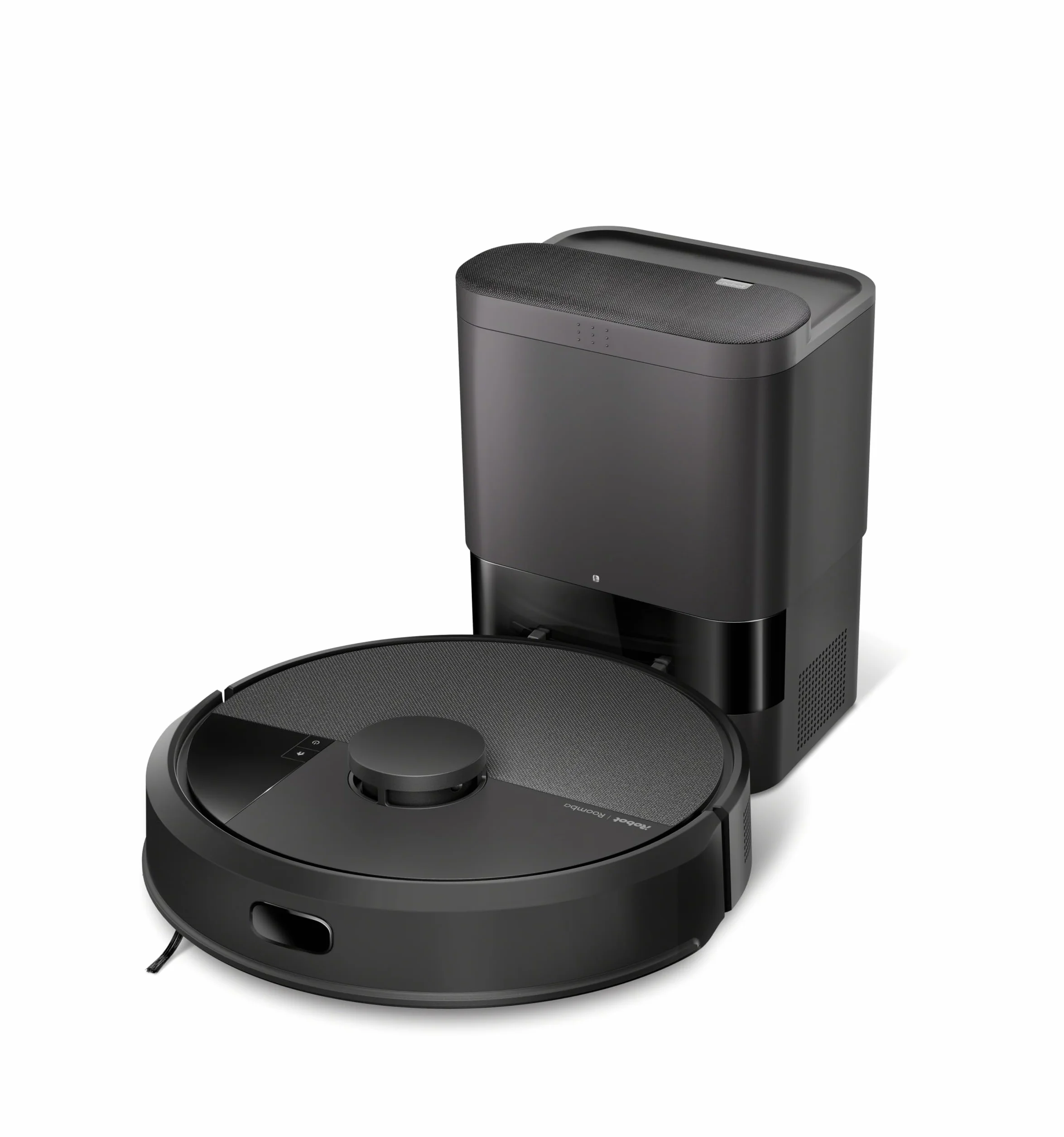 iRobot Roomba 105 Combo+AutoEmpty Dock, robot odkurzający 2 w 1, odkurzanie 7KPa, nawigacja LiDAR - wykrywanie dywanów, strefy czyszczenia i unikania - 4 poziomy ssania - czarny