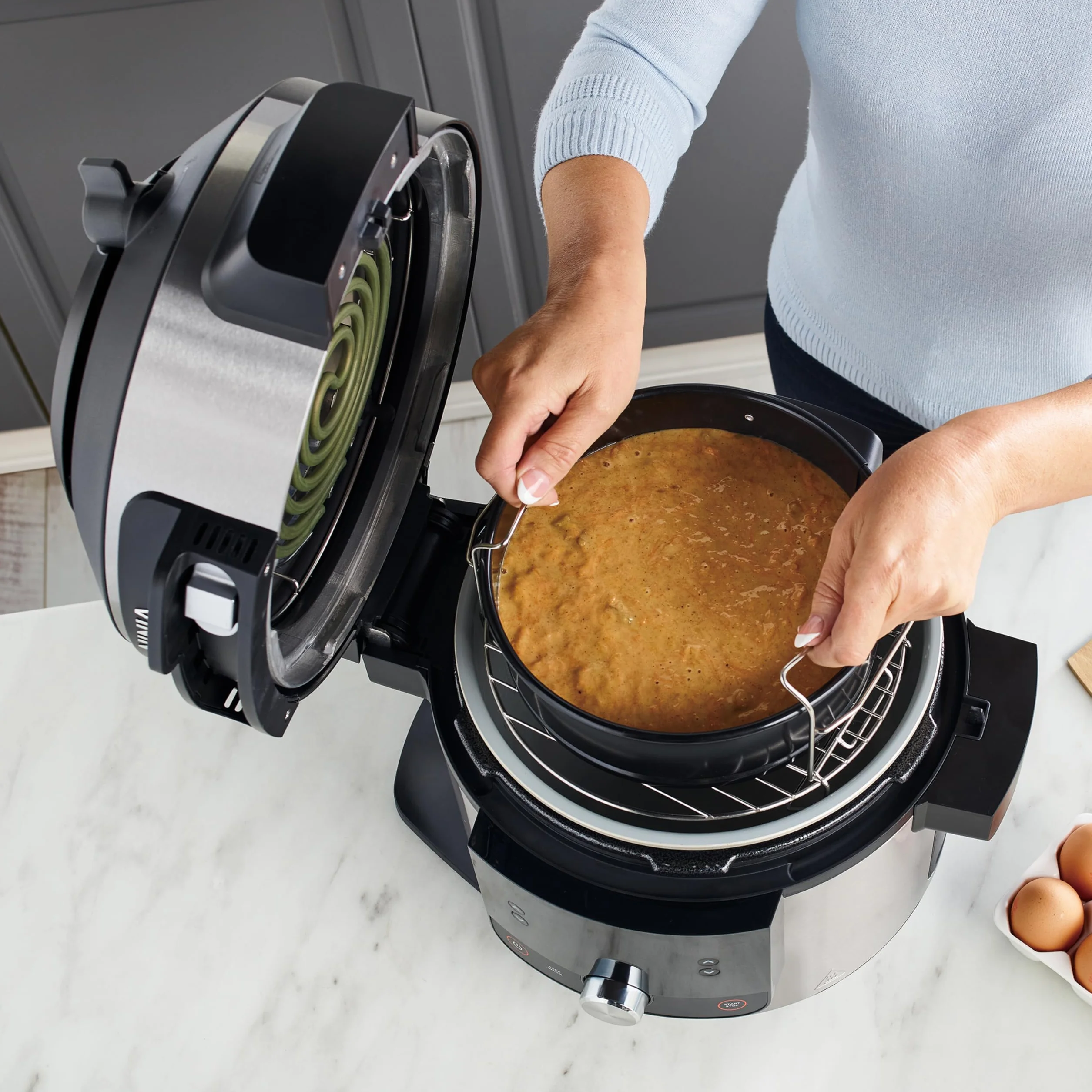 Ninja Foodi MAX Multicooker 7,5 l 12 w 1 ze stali nierdzewnej OL650EU