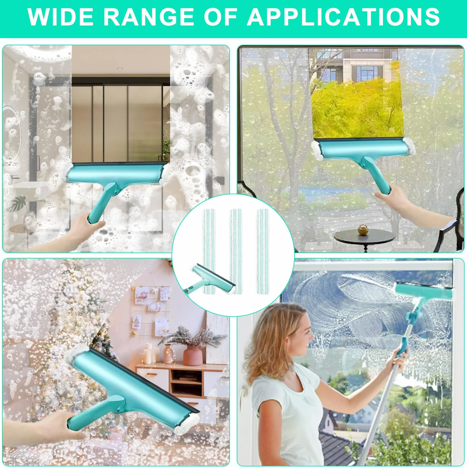 Leifheit ściągaczka okienna Squeegee Pad 32 cm x 6,5 cm podkładki zapasowe