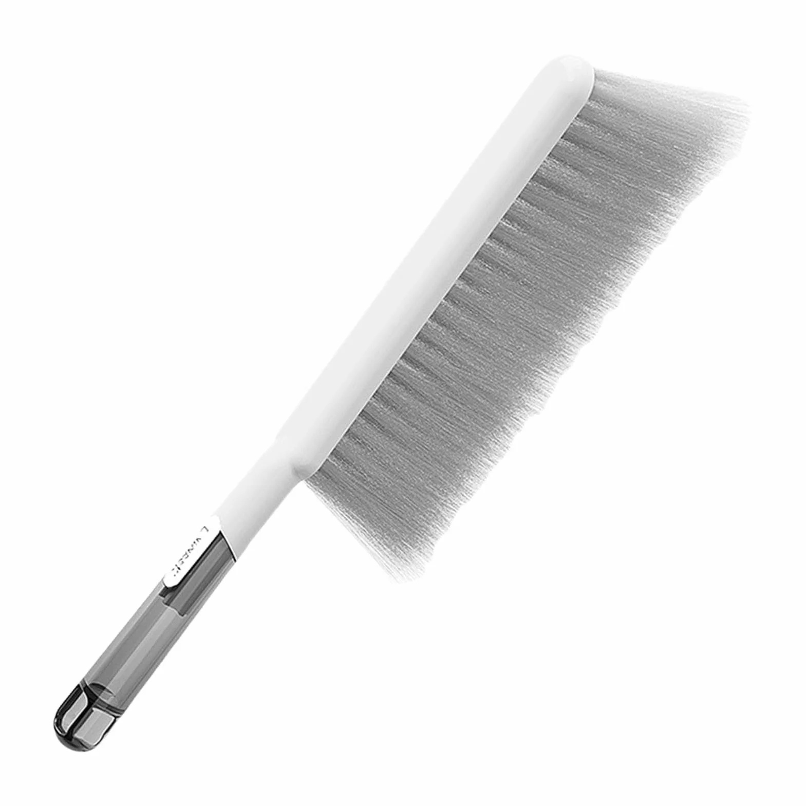 Bed Cleaning Brush, Soft Bristle Hand Broom Household Cleaner, 14.2x1.2x3.5 inches Compact Counter Duster Brush for Sofas, Bed Sheets, Carpets, Clothes and Car Interior