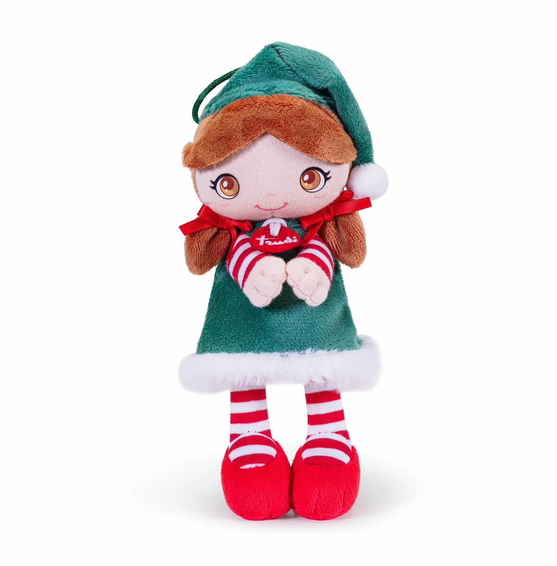 Elfa Lela Trudi Pluszowe świąteczne elfy 10x18x5cm rozmiar XXS model 29360
