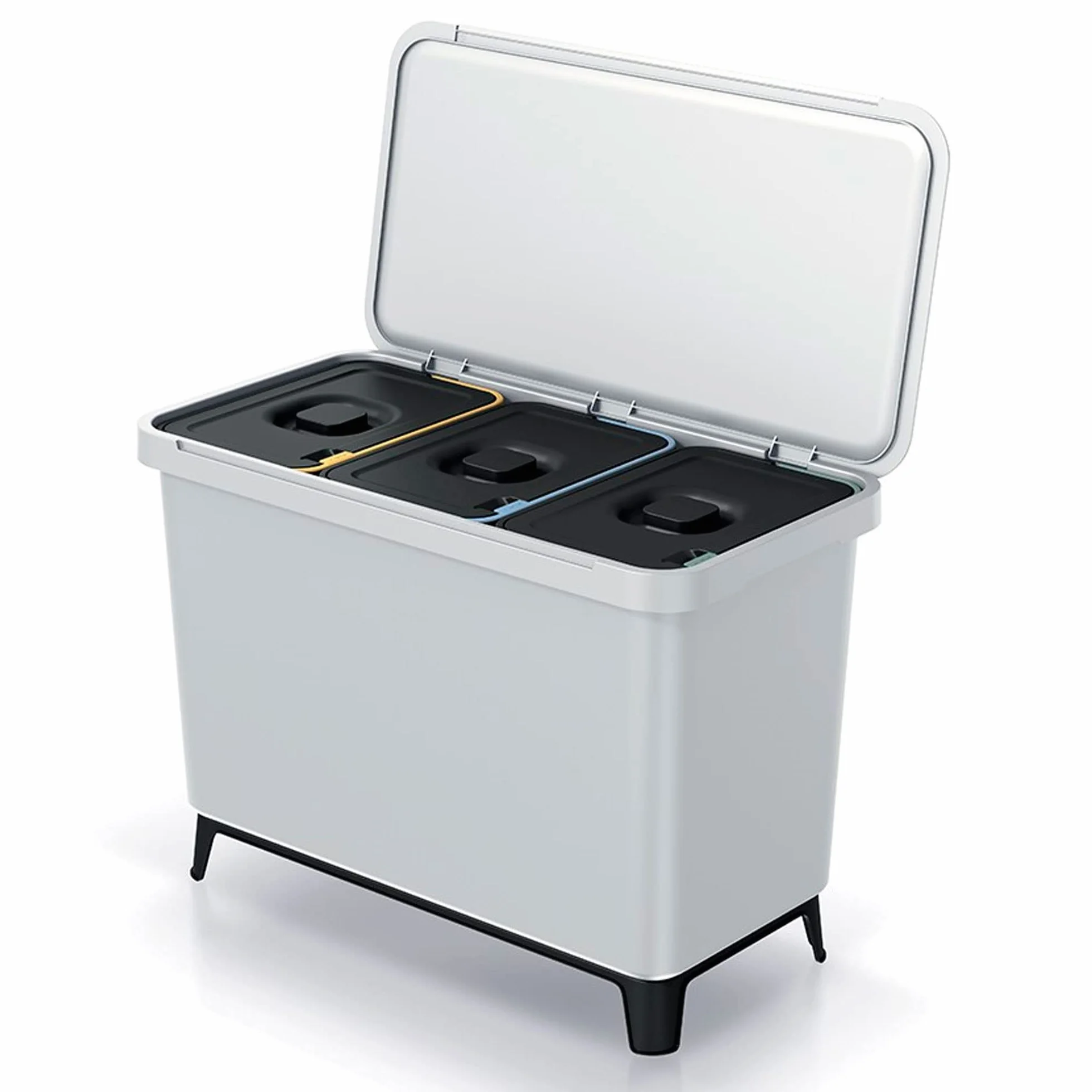 System sortowania recyklingu 3x10L biały KEDEN