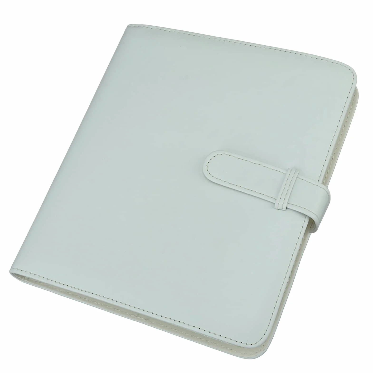 3-calowy Album na Zdjęcia z 256 Kieszeniami, Etui na Zdjęcia z 256 Kieszeniami na Albumy Fotograficzne, Wewnętrzna Wyściółka z Tworzywa PCV na Wizytówki i Bilety do Kina (WHITE)