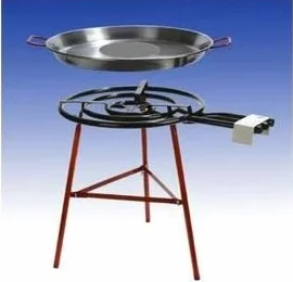 Paella zestaw do grillowania Malaga 65 cm palnik gazowy 90 cm patelnia