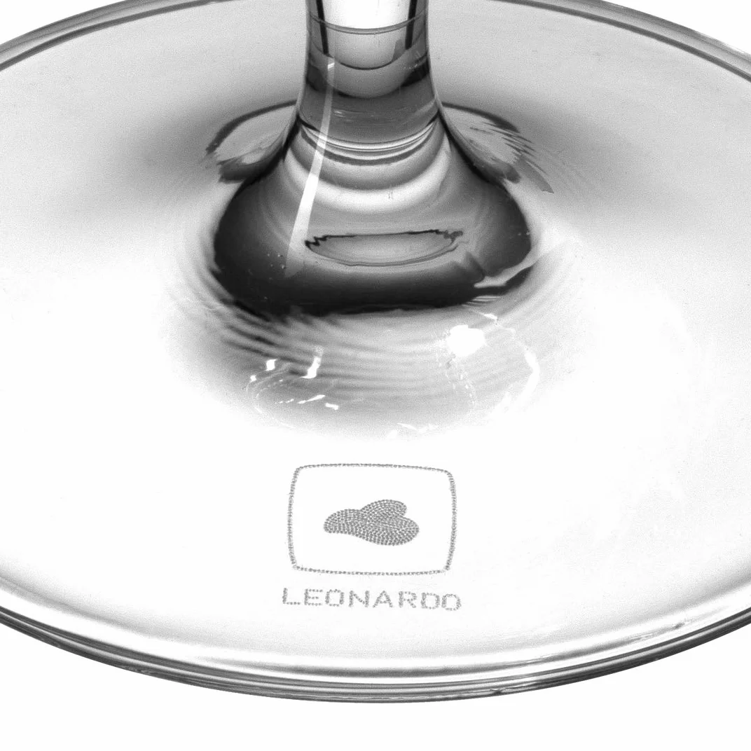 Leonardo Chateau 035298 zestaw 6 szklanek do digestif, nadają się do mycia w zmywarce, z wyciągniętą rączką, kielich z grawerunkiem, 9 cl