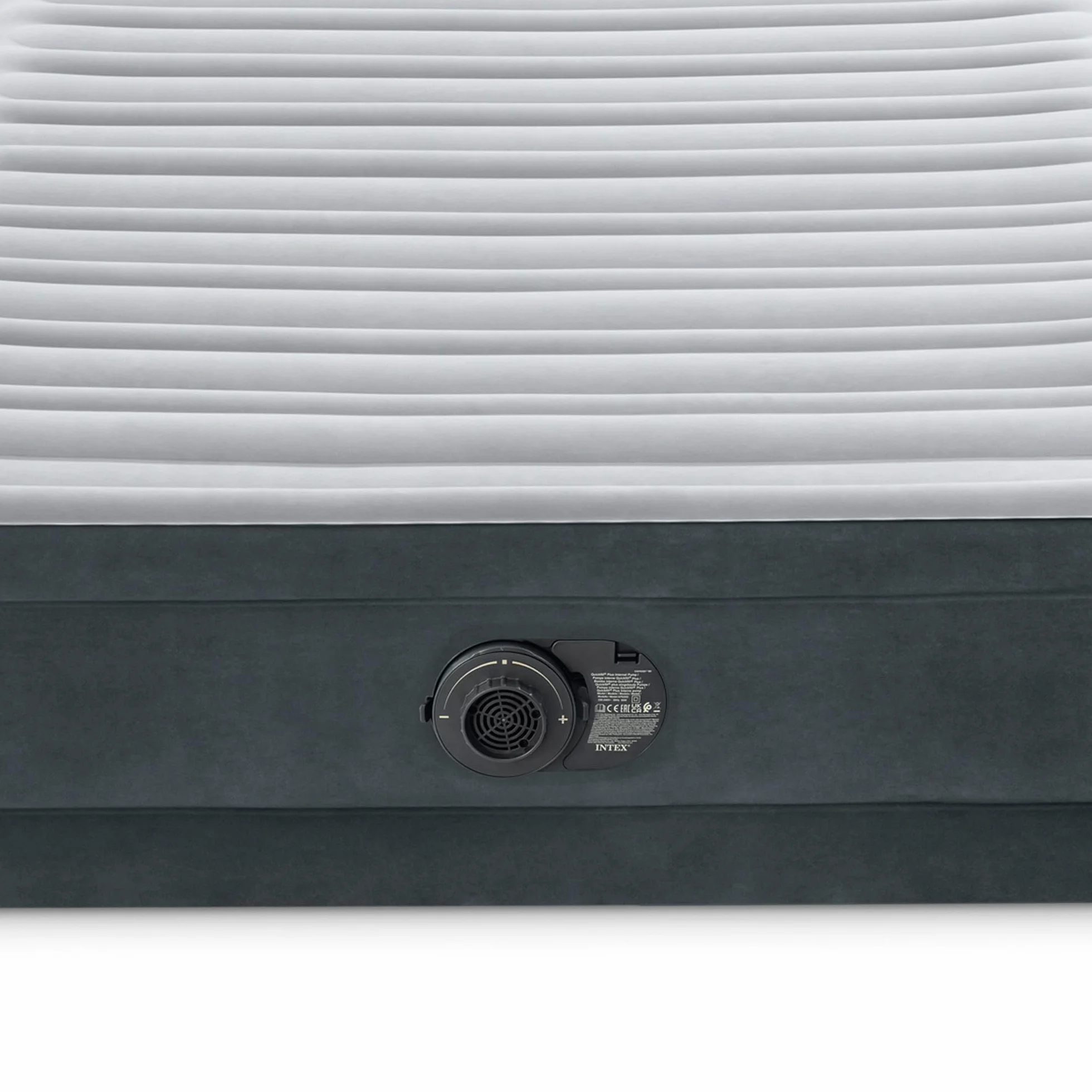 Intex 67768ND - Materasso Dura-Beam Comfort Plush Piazza e Mezza con Pompa Elettrica Incorporata, 137x191x33 cm