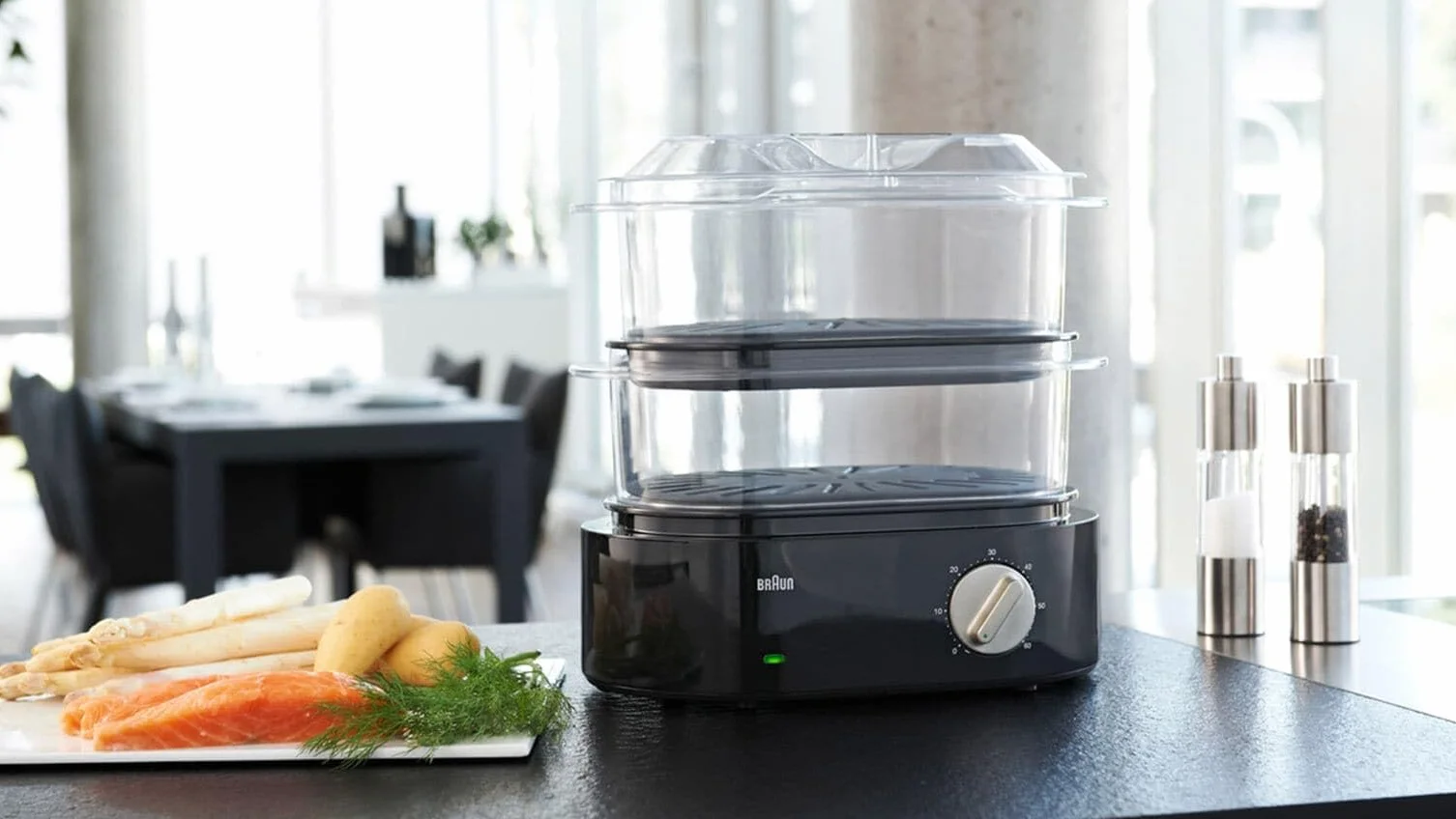 Braun Household FS 5100 Identity Collection parowar, czarny