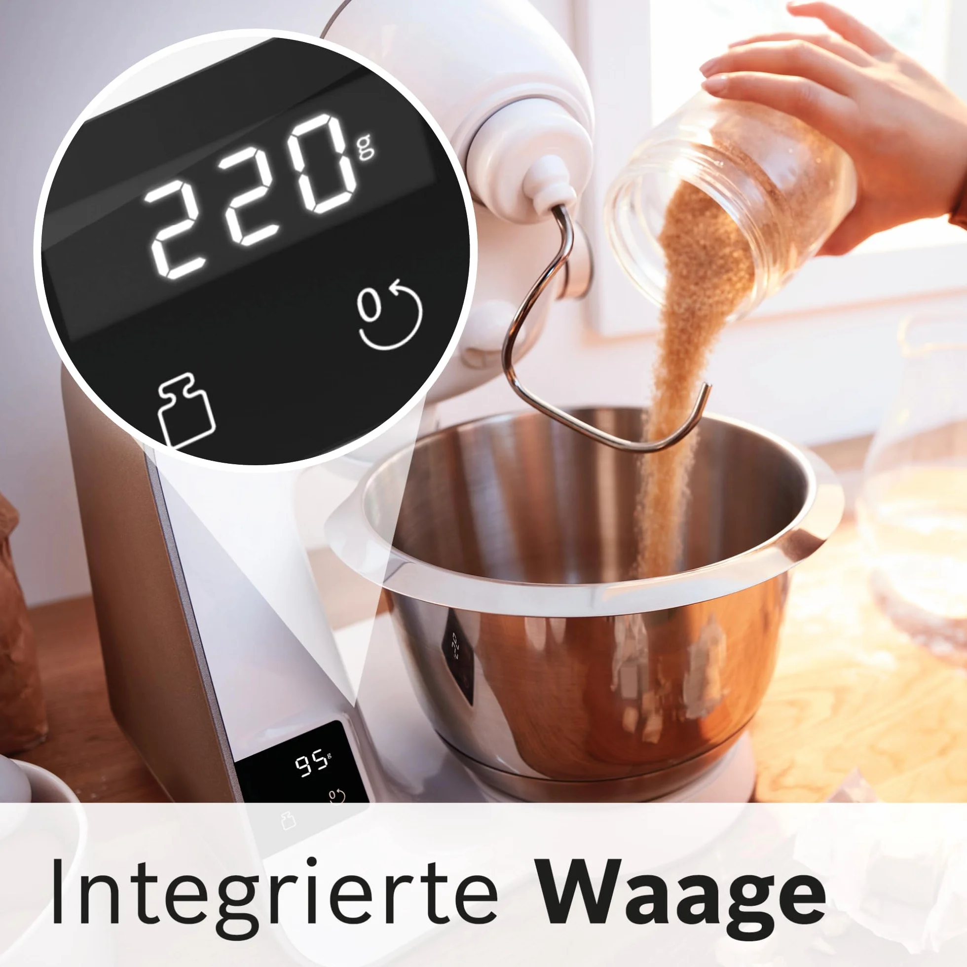 Bosch Hausgeräte MUM5XW20 MUM 5 Robot Kuchenny, Stal Nierdzewna/Tworzywo Sztuczne, 1000 W, 3,9 Litra, Biały/Szary