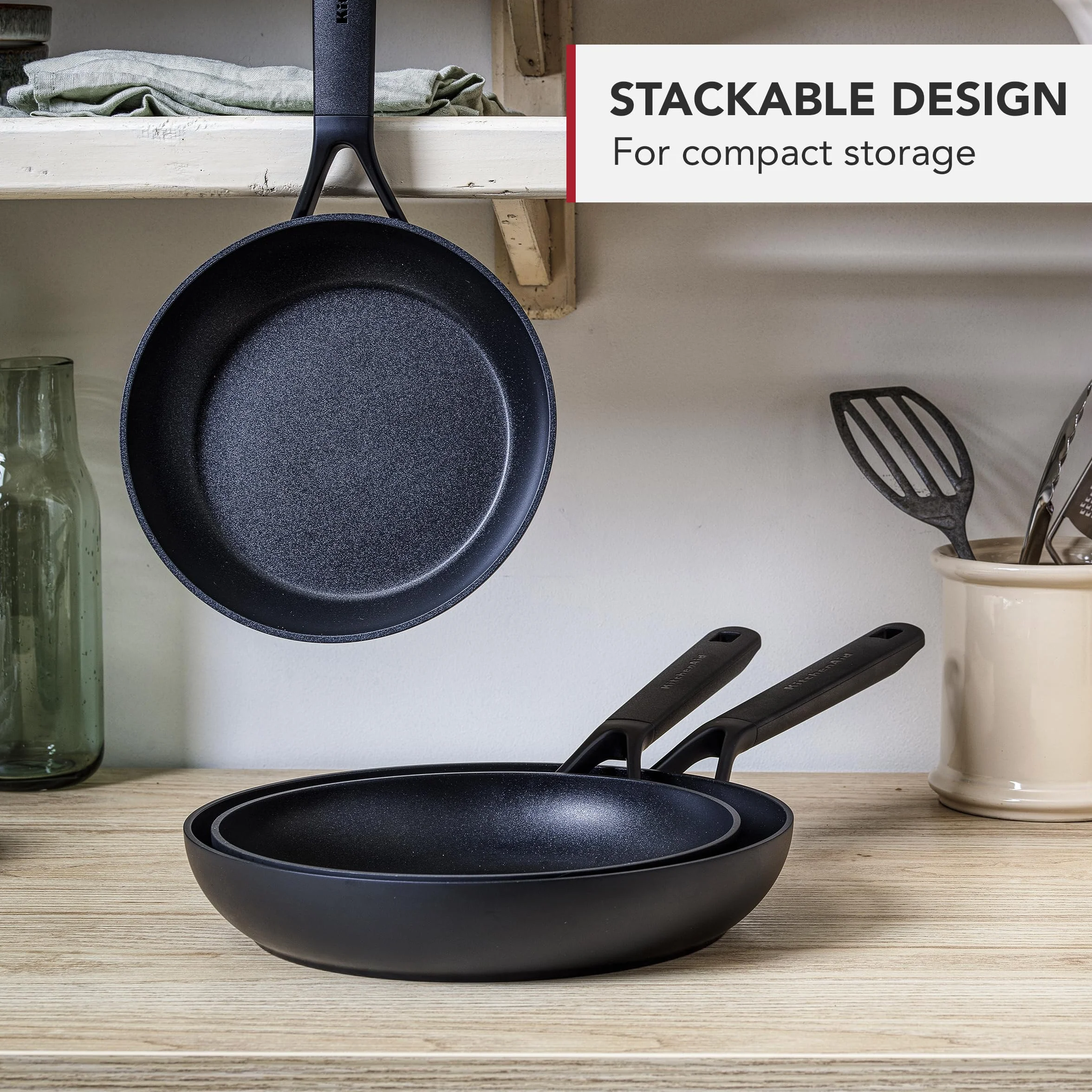 Kitchenaid Patelnia Grillowa, Aluminium, Czarny, 28cm
