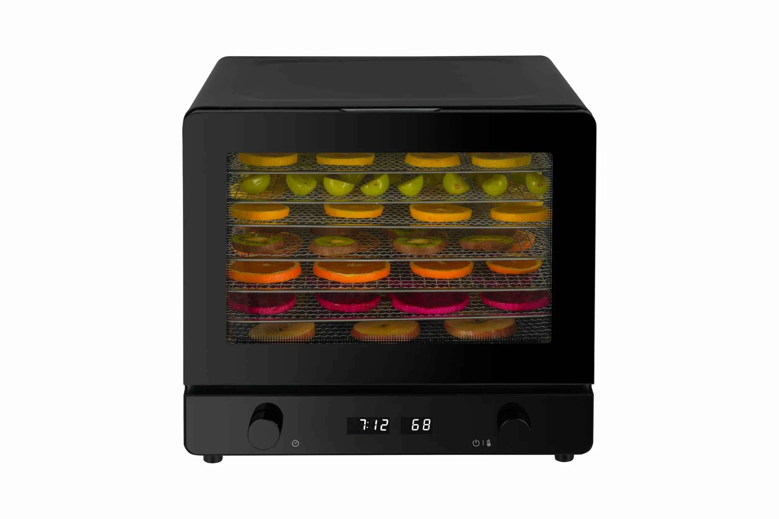 Maxxo NIR+ suszarka na podczerwień XXL – 500 W urządzenie do szybkiego i delikatnego suszenia z 8 kratkami ze stali nierdzewnej, timer 1-49 h, cicha <47 dB, 28,5 l pojemność wewnętrzna