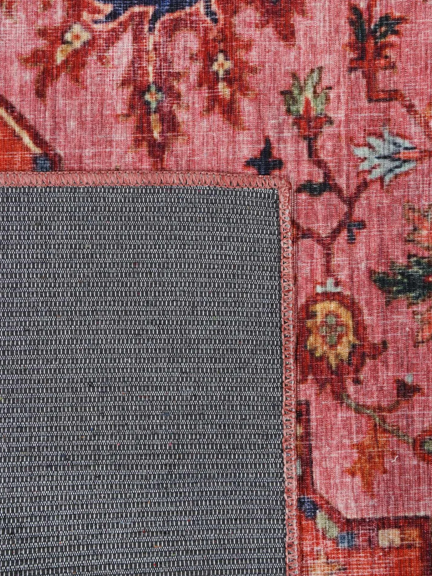 RugVista Georgia Oriental, Dywan, Orientalne, 160 x 230 cm, Prostokąt, Niski, Pokój dzienny, Sypialnia, Kuchnia, Prać w pralce, Czerwony/Różowy
