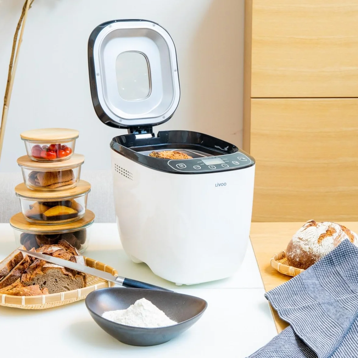 Dop218 automat do pieczenia chleba, 0,9 kg, 550 W, biały