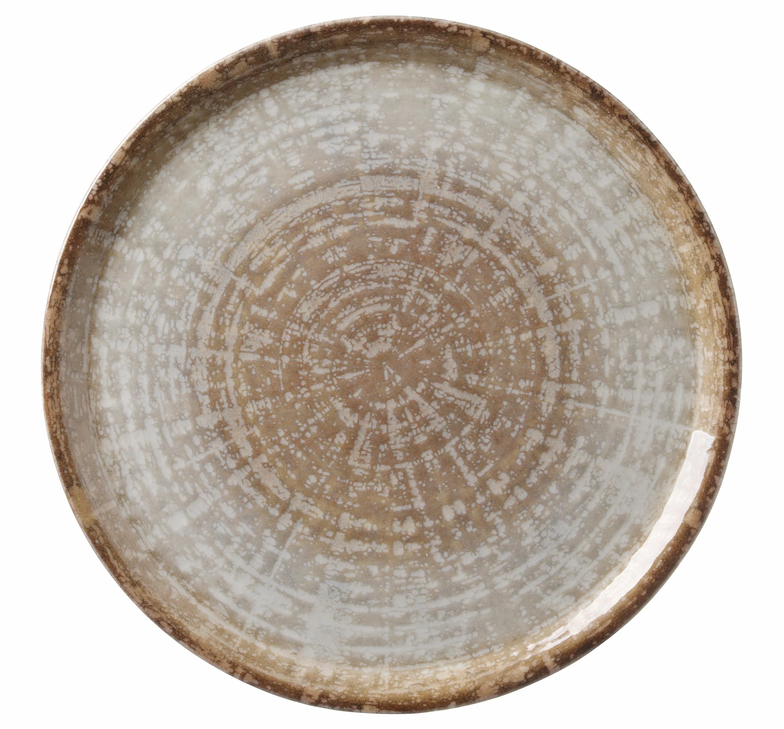 HENDI Talerz do Pizzy Porcelana ⌀330 mm Brązowo-Szary