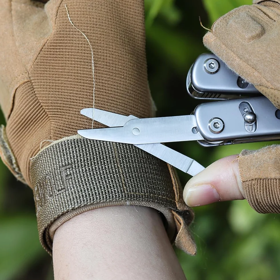 Roxon FT12 Build Your Own Multitool Accessory for Flex (4-częściowy zestaw składający się z krótkiego pilnika diamentowego i krótkiego ostrza stopy owczej i krótkich nożyczek i otwieracza do butelek i