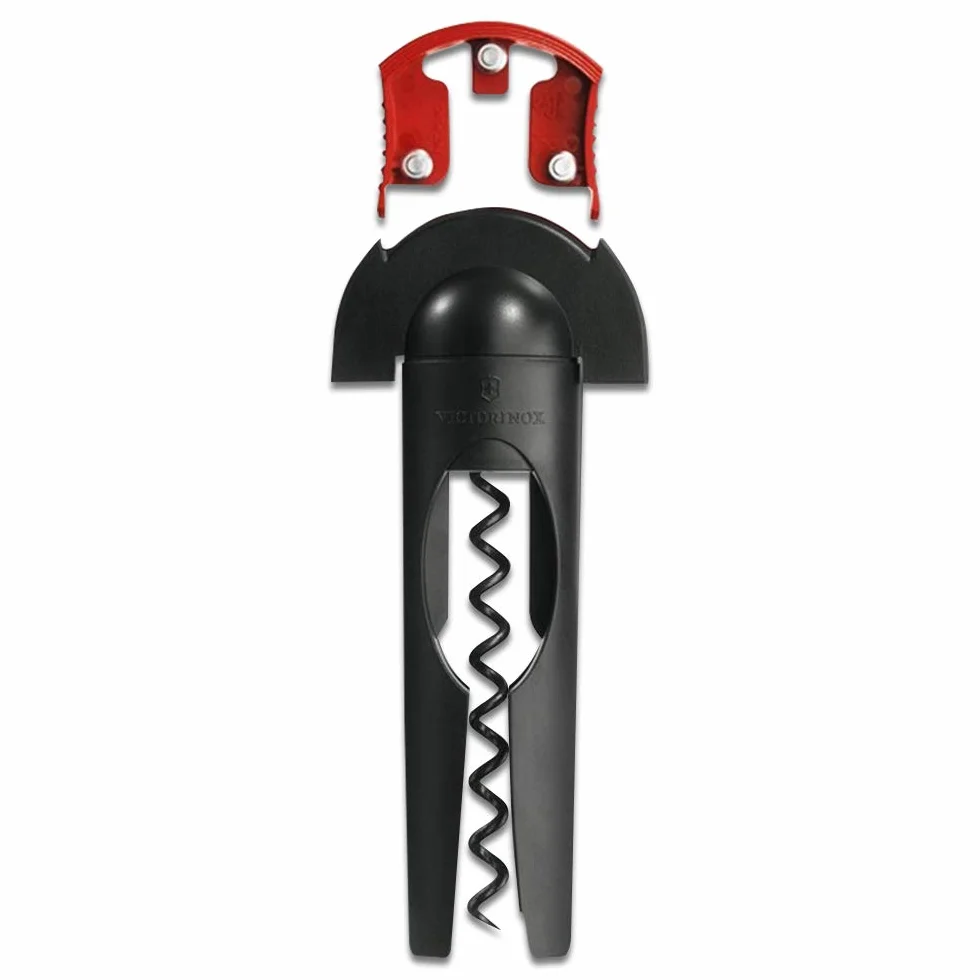 Victorinox Korkenzieher 7.6924 robuster Kunststoff-Griff Schwarz Made in Switzerland