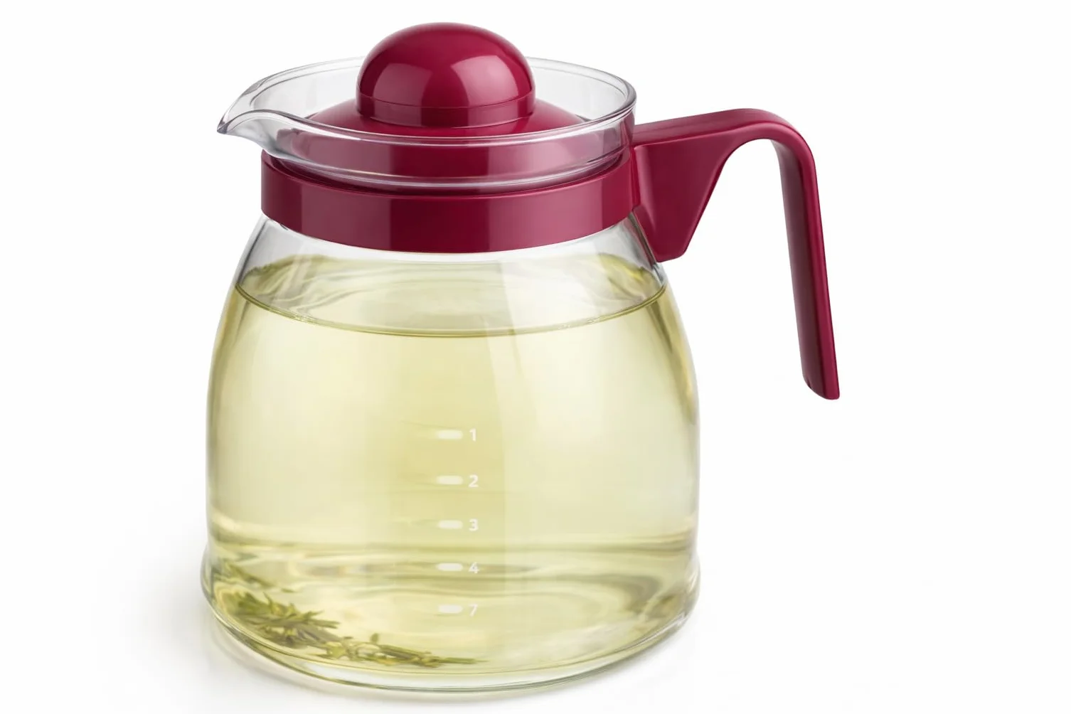 Mały szklany dzbanek odpowiedni do mikrofalówki - Termiczny dzbanek na mleko - Dzbanek na mleko Melita z pokrywką - szklany dzbanek - dzbanek do kuchenki mikrofalowej - Dzbanek do kawy,