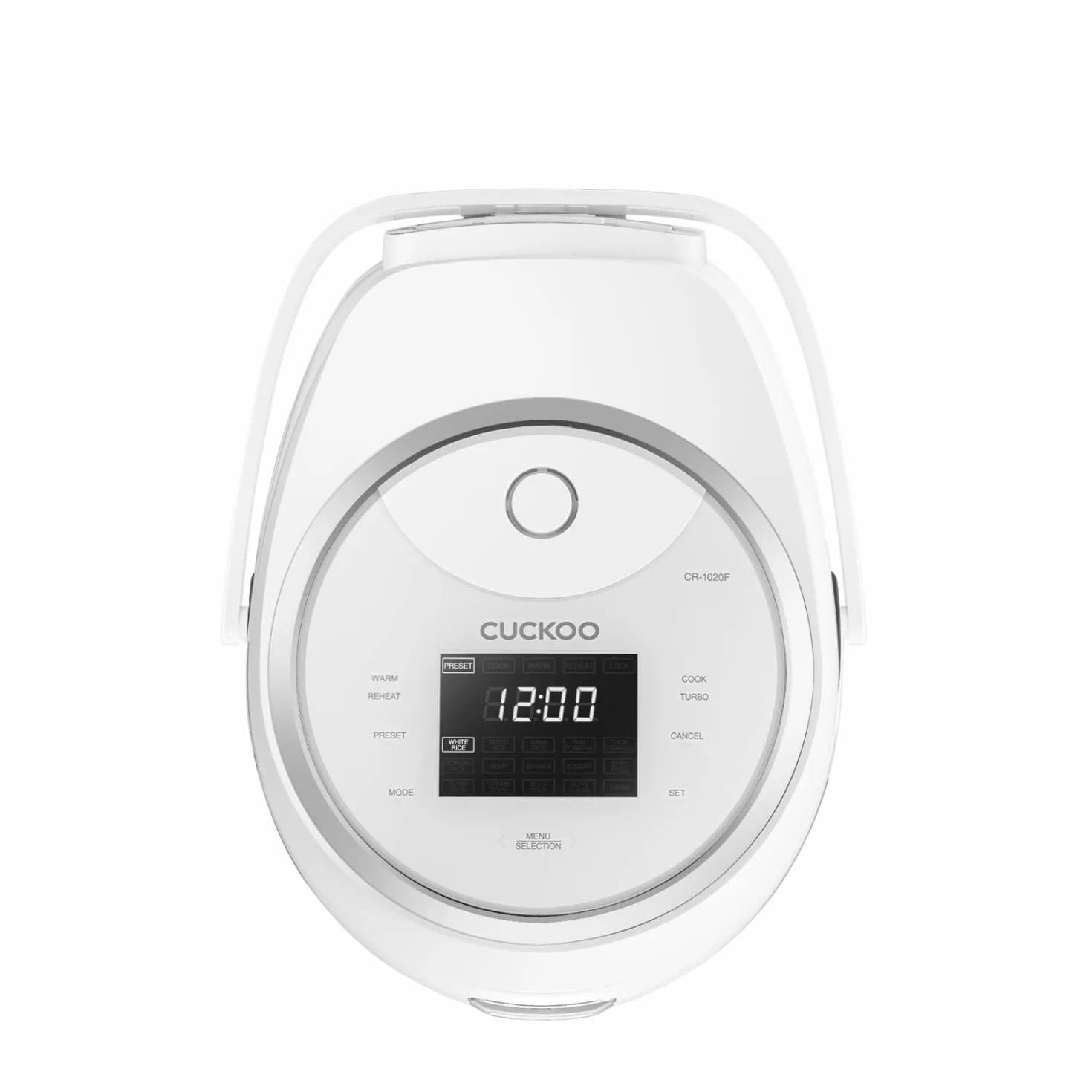 CUCKOO Szybkowar do ryżu i parowar z 14 programami, funkcja turbo i utrzymania ciepła, timer, garnek wewnętrzny z powłoką zapobiegającą przywieraniu i funkcją automatycznego czyszczenia