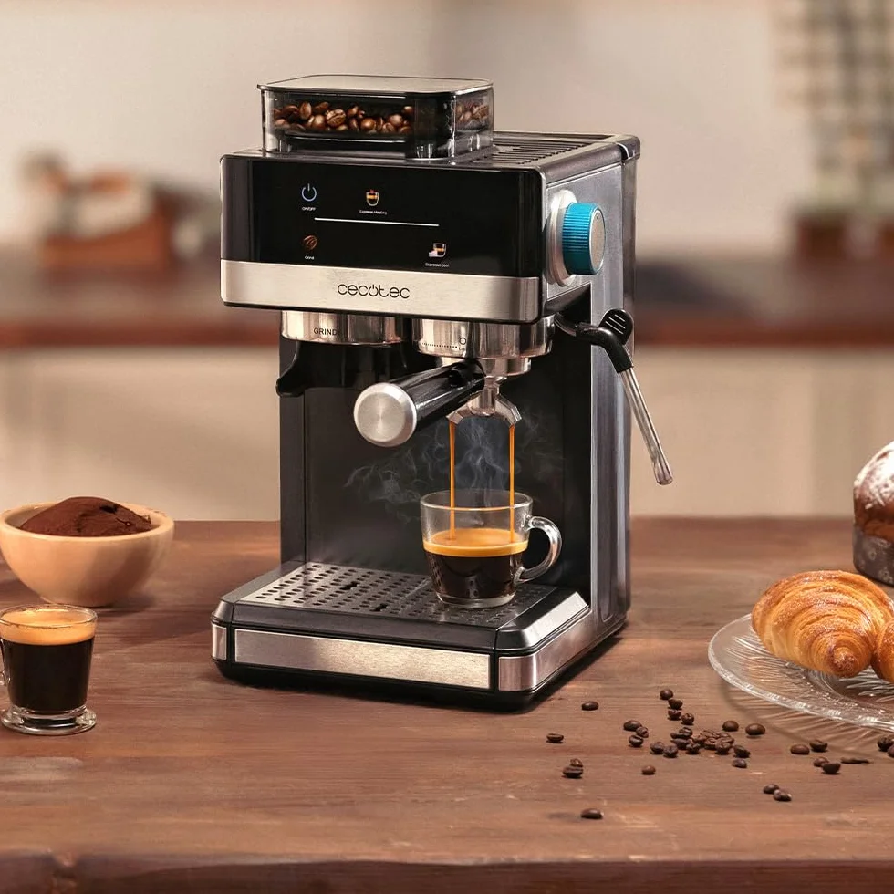 Cecotec Ekspres do kawy Power Espresso 20 Grind Fresh 1350W 20 barów ekran dotykowy 1,7 l