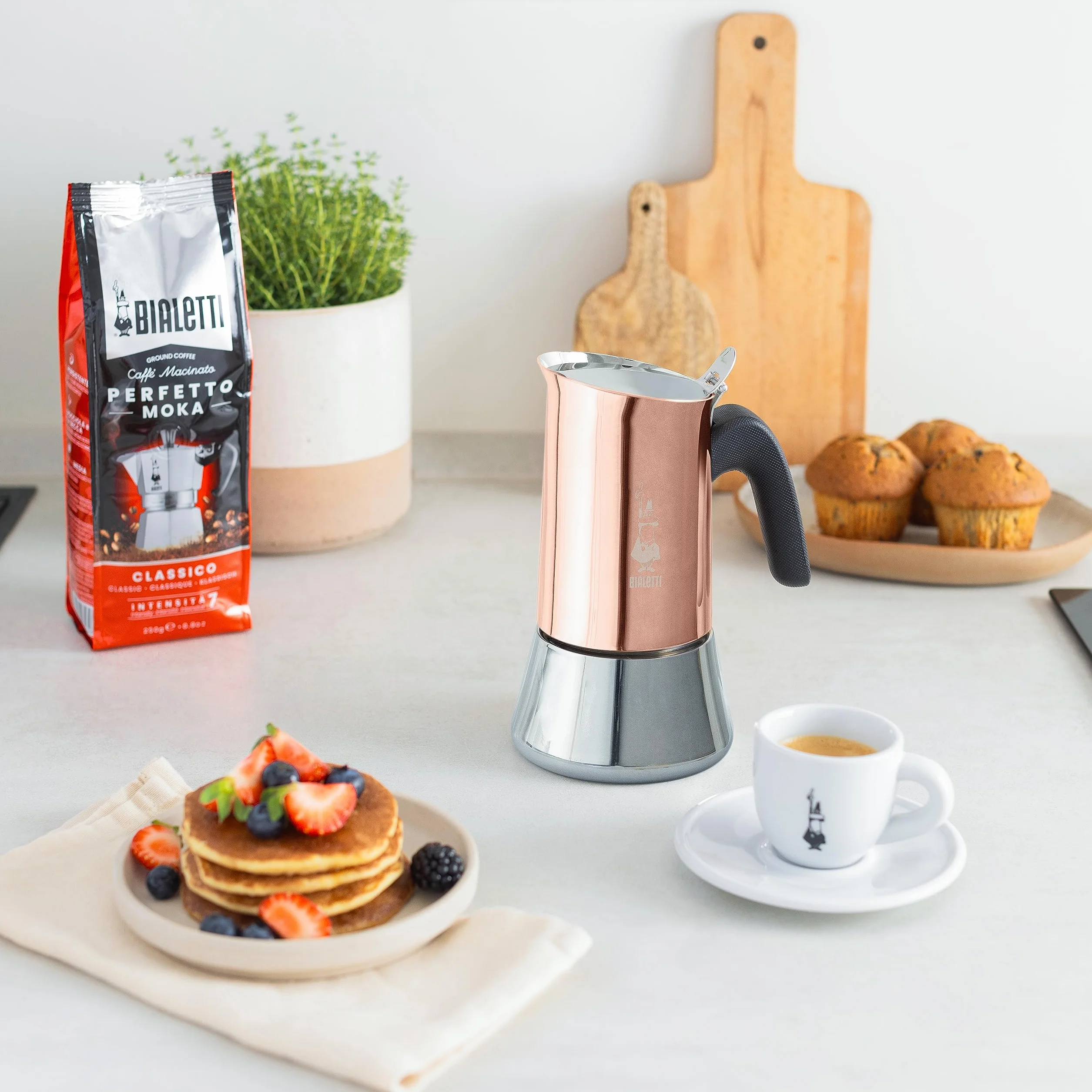 Bialetti Venus Kawiarka, Brązowy/Srebrny, 4 Filiżanki