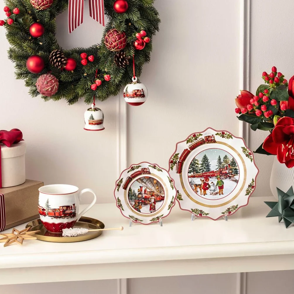Villeroy & Boch Annual Christmas Edition talerz 2025 24 cm kolorowy porcelana Premium