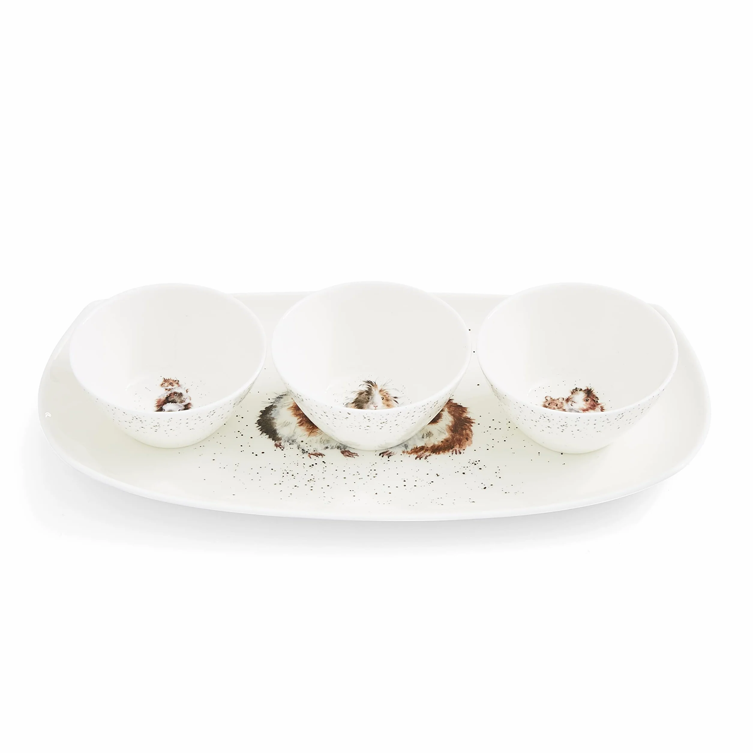 Wrendale Designs - Lettuce Be Friends' zestaw 3 naczyń i tacek