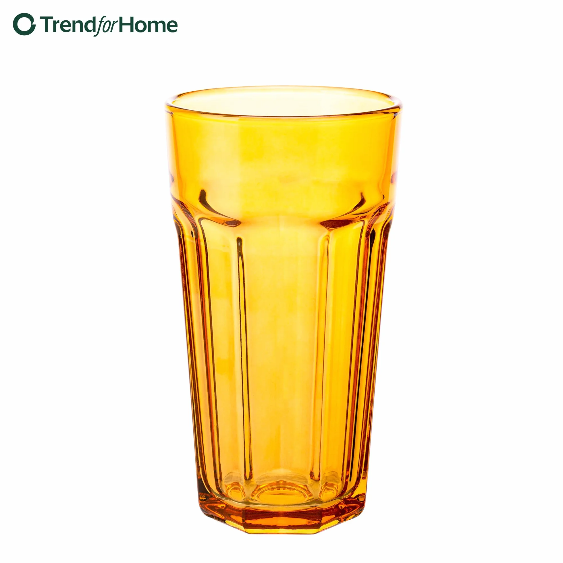 TREND FOR HOME -Gigi Rainbow Blast Mix: Duże Szklanki 700 ml, Zestaw 6, Szklanki do Koktajli, Kawy Mrożonej, Long Drinków XXL, Kolorowe, Lemoniady, Soku, Smoothie.