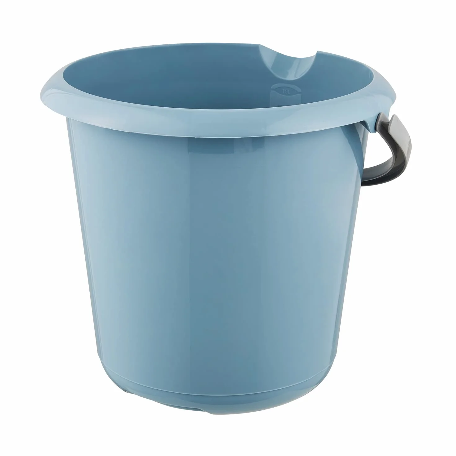 Keeeper Eimer 10 l mit Mess-Skala und ergonomischem Griff, Nordic Blue