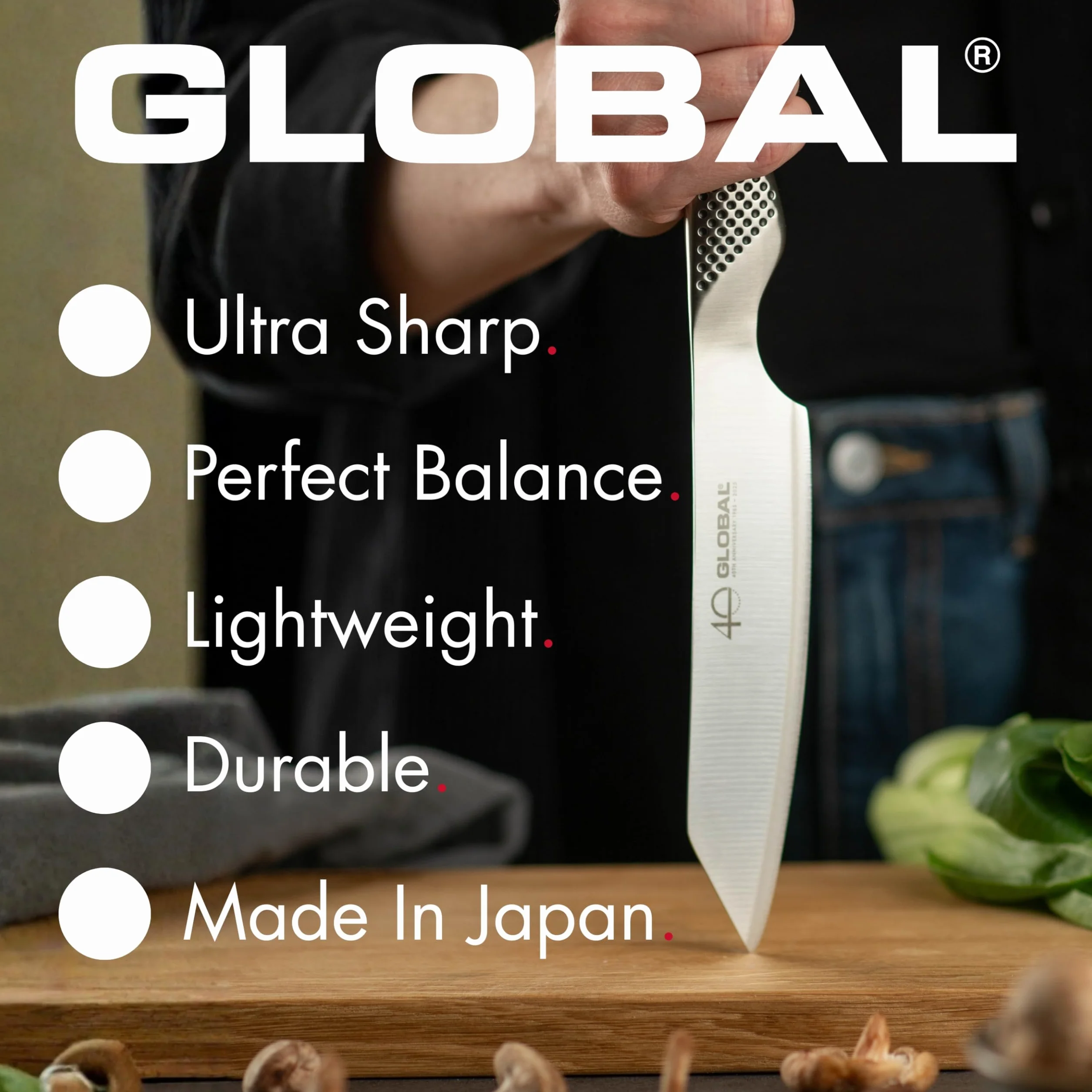 Global Nóż do pomidorów 8 cm