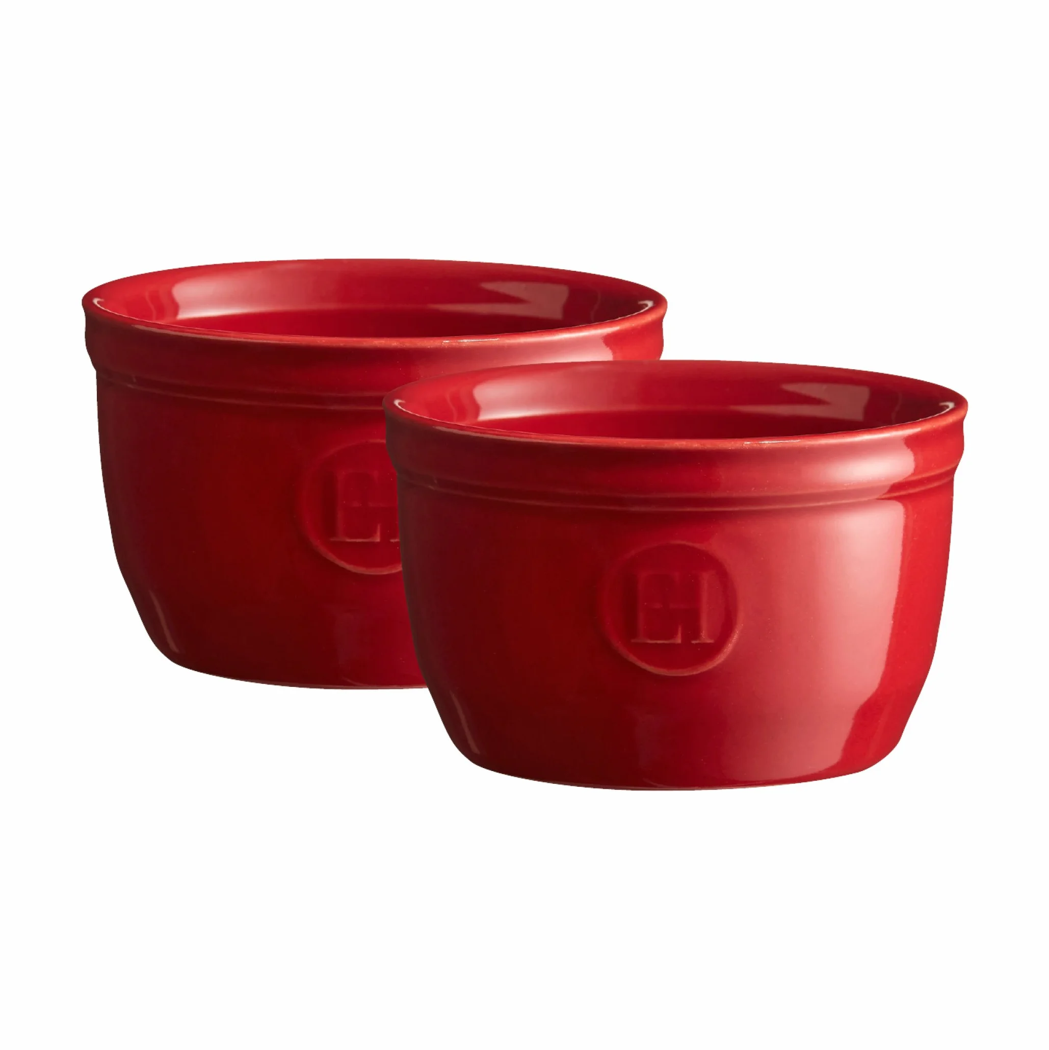 Zestaw 2 x talerz Ramekin nr 9, (10.09), bordowy,