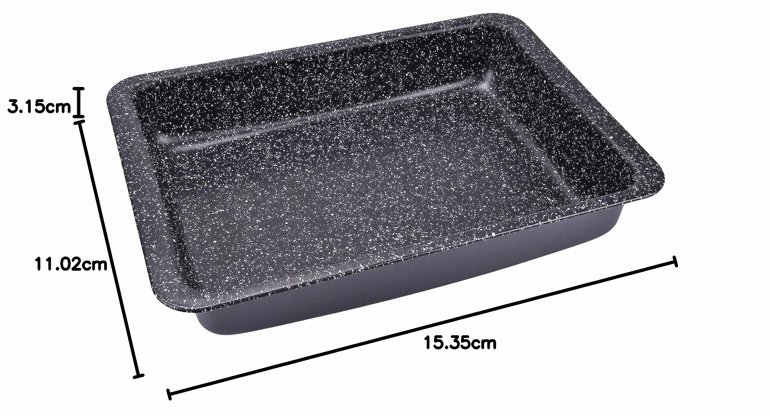 Alluflon Vesuvia zestaw do lasagne 3L aluminium szary