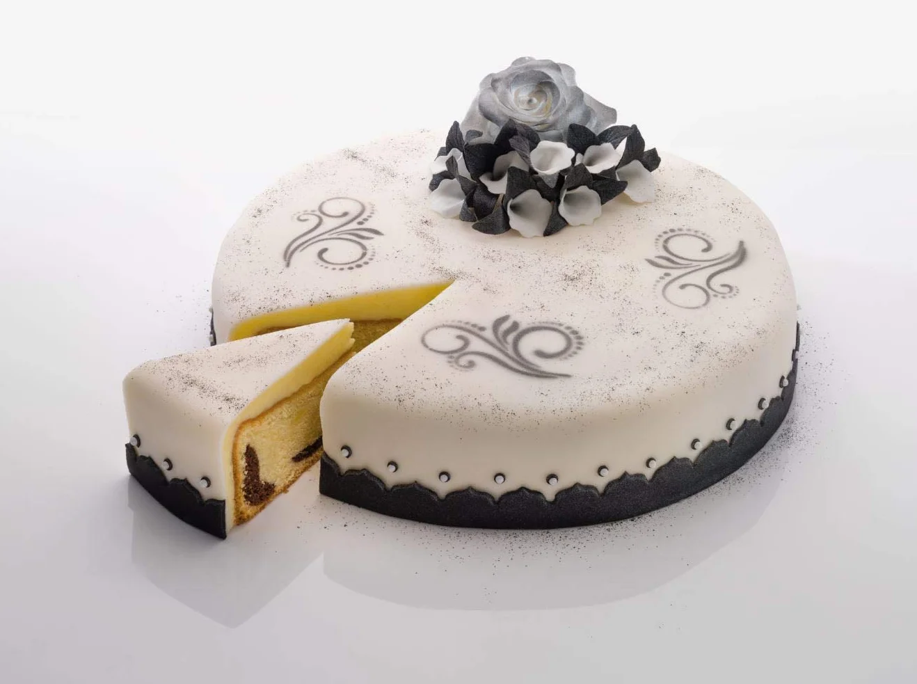 Zenker Creme Noir Springform z 1 podstawą, stal nierdzewna, szary/beżowy, średnica 26 cm