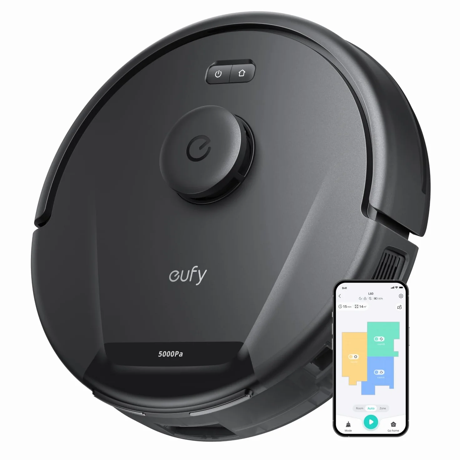 eufy L60 Automatyczny odkurzacz 5000 Pa nawigacja laserowa iPath