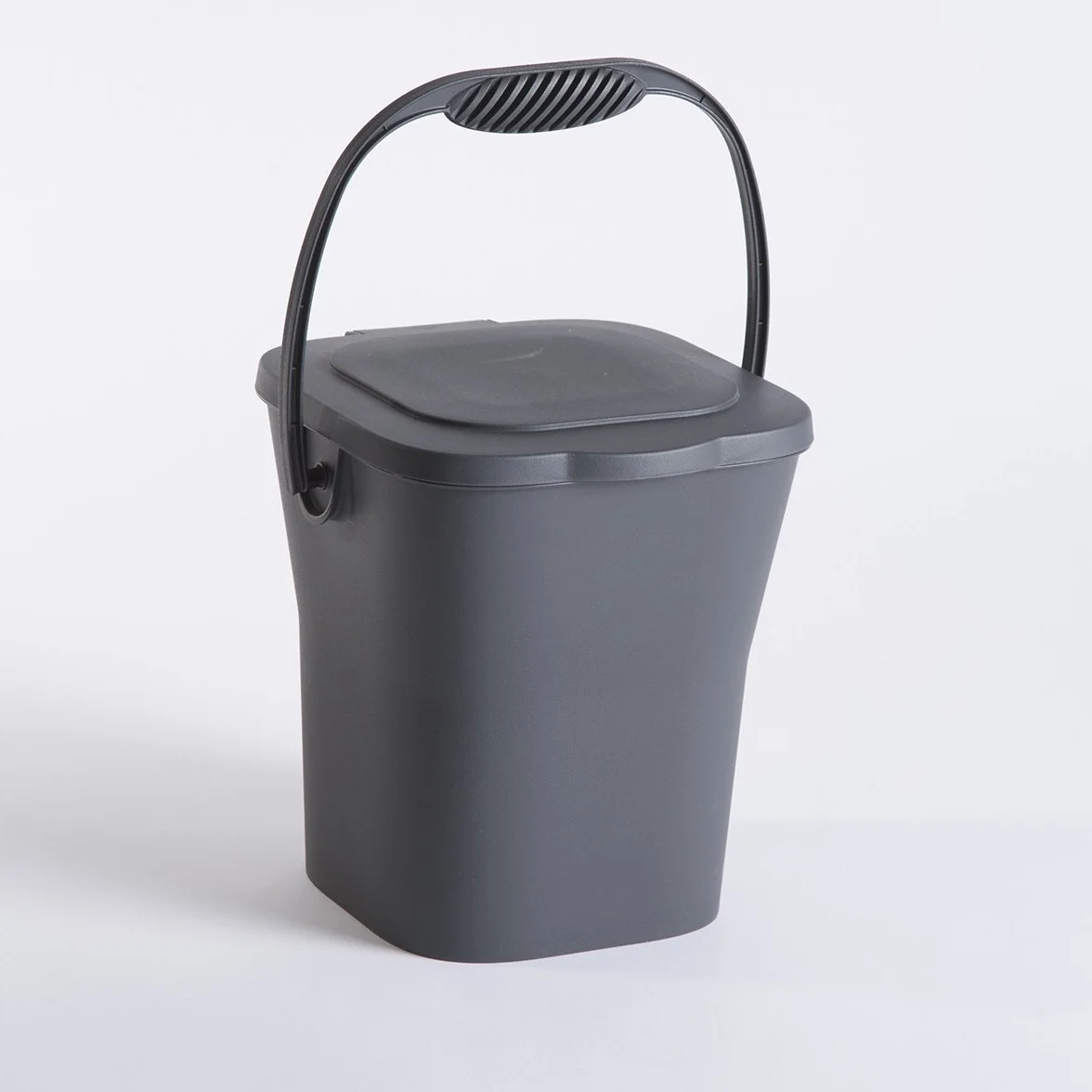 Eda Seau Compost Wiadro, Szary, 24,8 x 23,8 x 24,3 cm