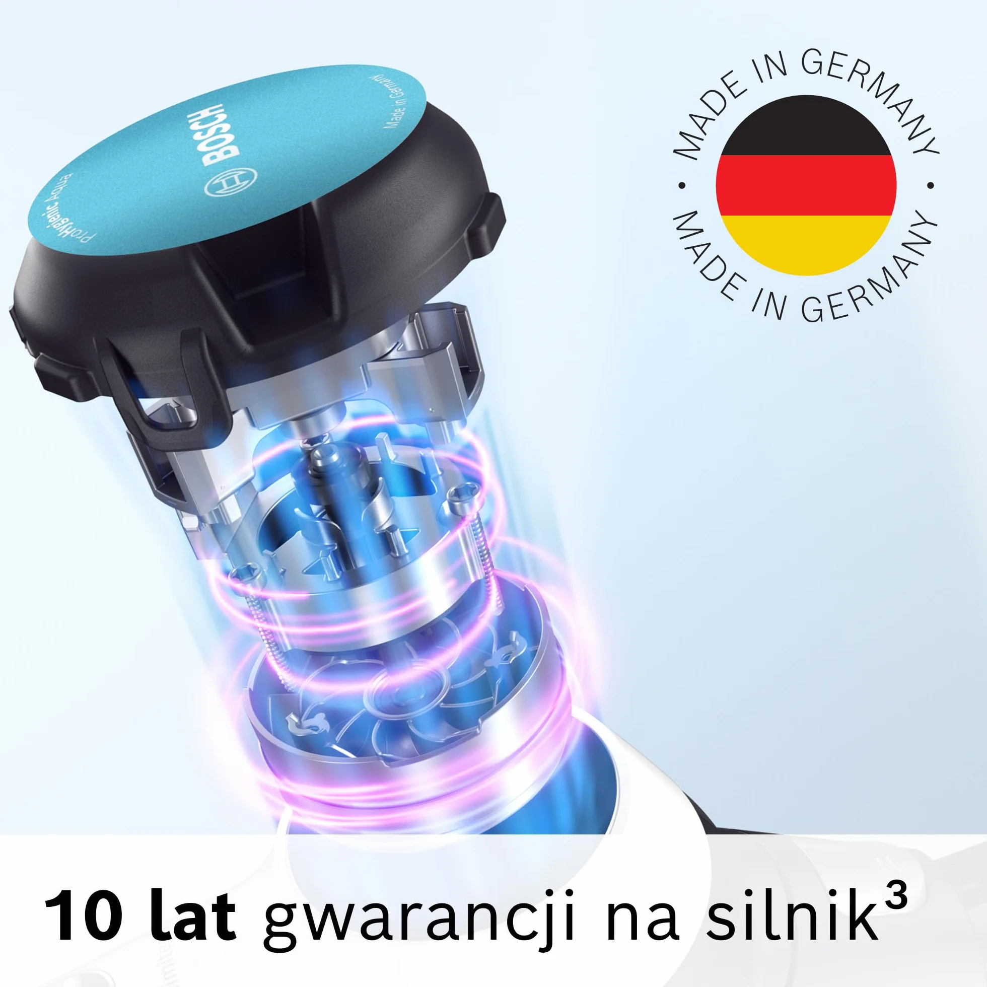 Bosch Unlimited 7 ProHygienic Aqua, Odkurzacz Bezprzewodowy 2w1 z Funkcją Mycia, DynamicAqua Mop, Elektroszczotka do Wszystkich Podłóg, Kolor Biały, BCS71HYG2