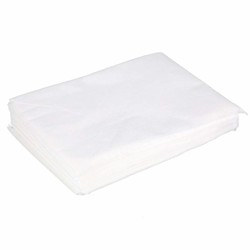 10 szt. 180 x 80 cm włóknina jednorazowe wodoodporne prześcieradło koc kosmetyczny (biały)