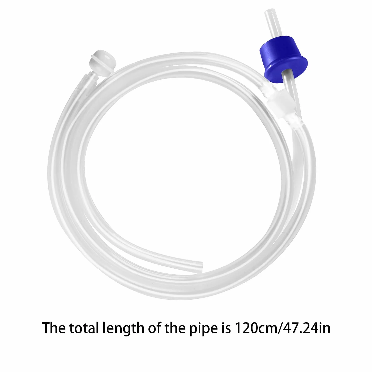Sink Soaps Dispenser Tube Kit, Silicone Dish Soap Hose, Long Refill Extension Tube, Flexible Leak-Proof Connection, Easy Installation Design for Kitchen, Bathroom, Hotel Use
