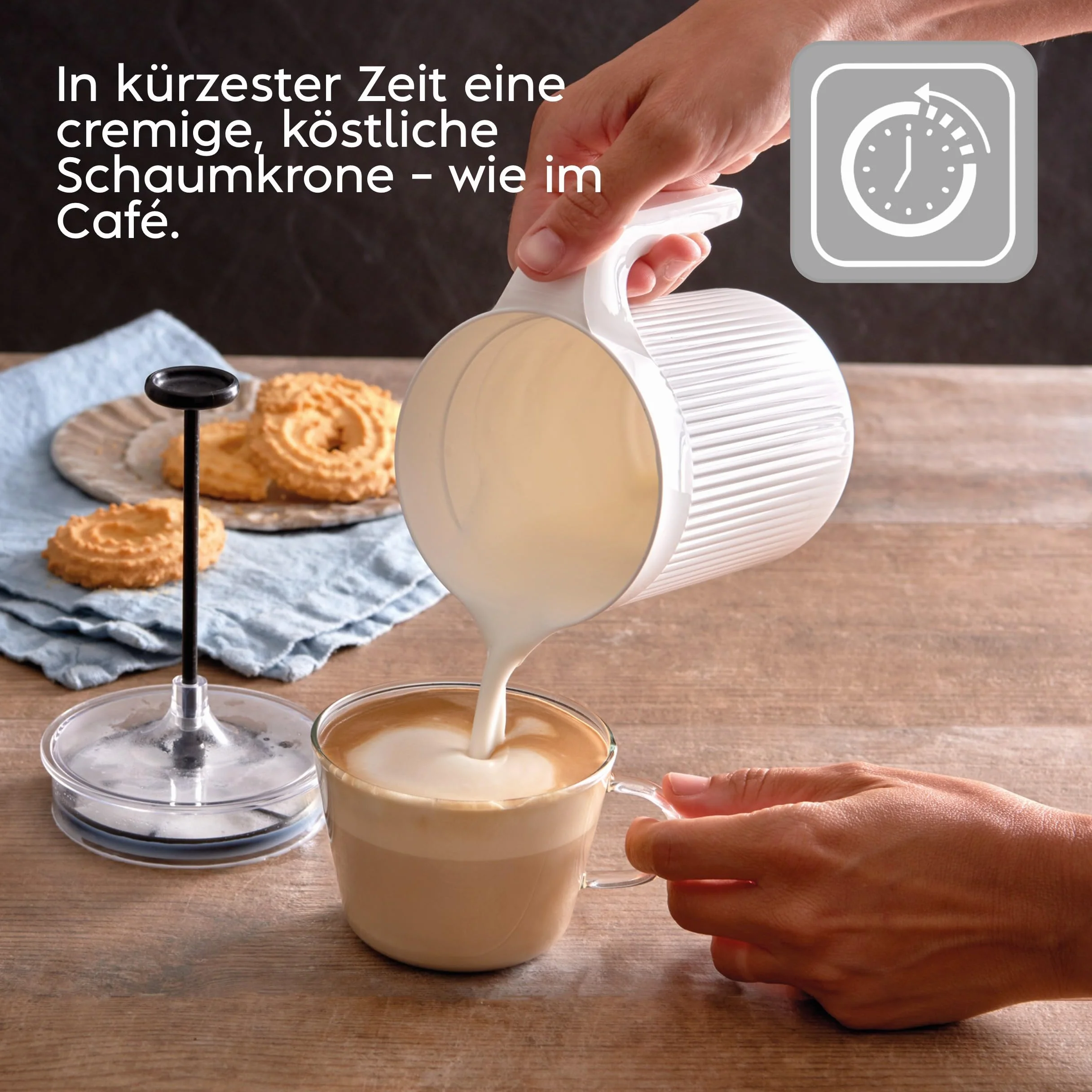 Cremix Cappuccino Milk Frother 0,50 LT Biały