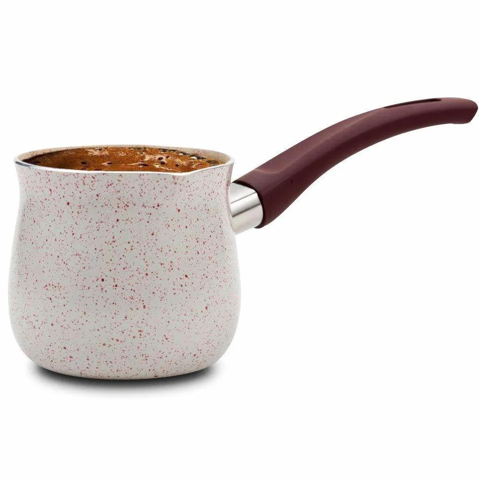 NAVA Turecki dzbanek do kawy z powłoką ceramiczną do przygotowania kawy tureckiej, 430 ml