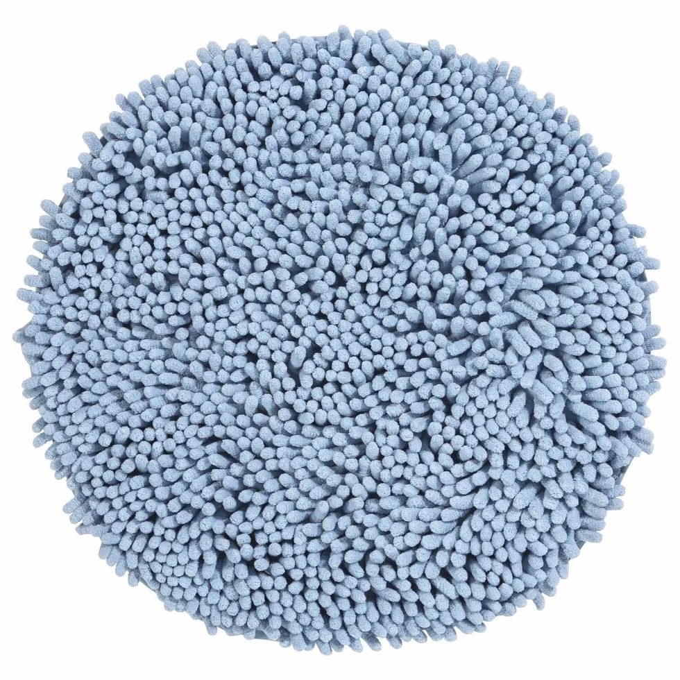 PANA® Premium szenilowa mata łazienkowa okrągła (Ø 56 cm) • okrągły dywanik łazienkowy z wyjątkowo miękkich włókien • chłonny i nadający się do prania • dywanik prysznicowy, dywanik łazienkowy, kolor: