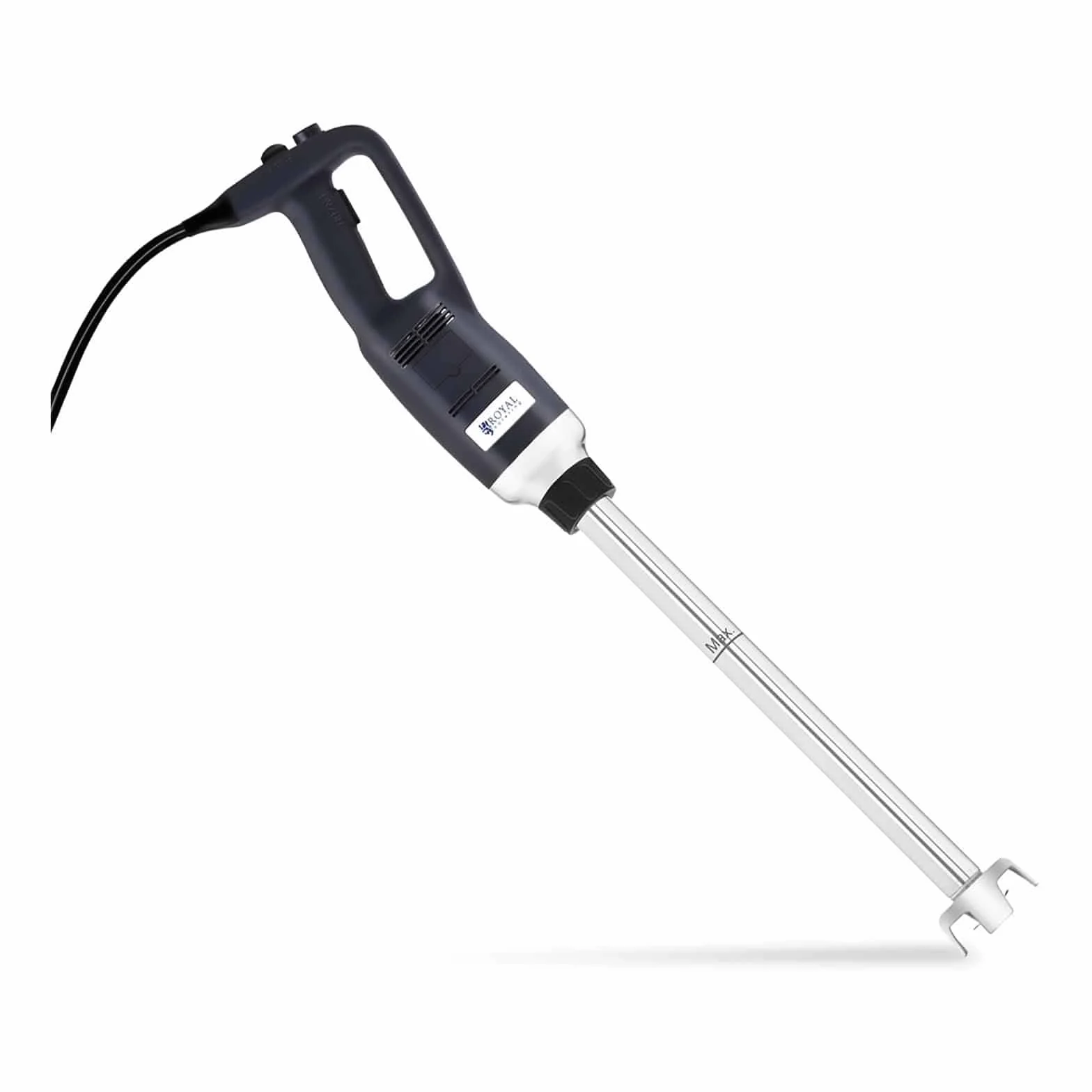 Royal Catering RCSM-500-500P blender ręczny mikser zanurzeniowy (ergonomiczny uchwyt, 500 W, 4000-18000 obr./min, osłona rozbryzgowa, długość pręta 500 mm, stal nierdzewna) czarny