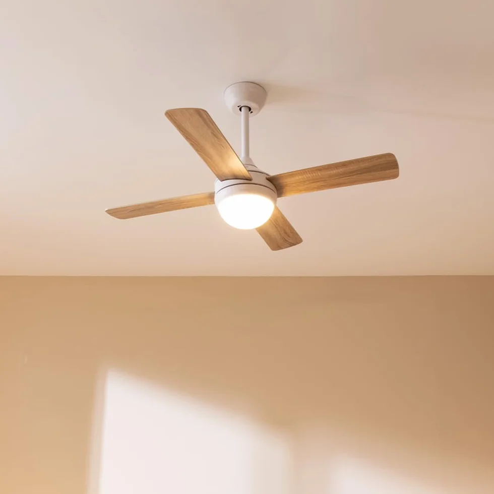 Cecotec Energysilence Aero 4250 DC wentylator sufitowy, 40 W, silnik DC, średnica 42" z 4 odwracalnymi ostrzami, światło LED, pilot zdalnego sterowania, timer, 6 prędkości