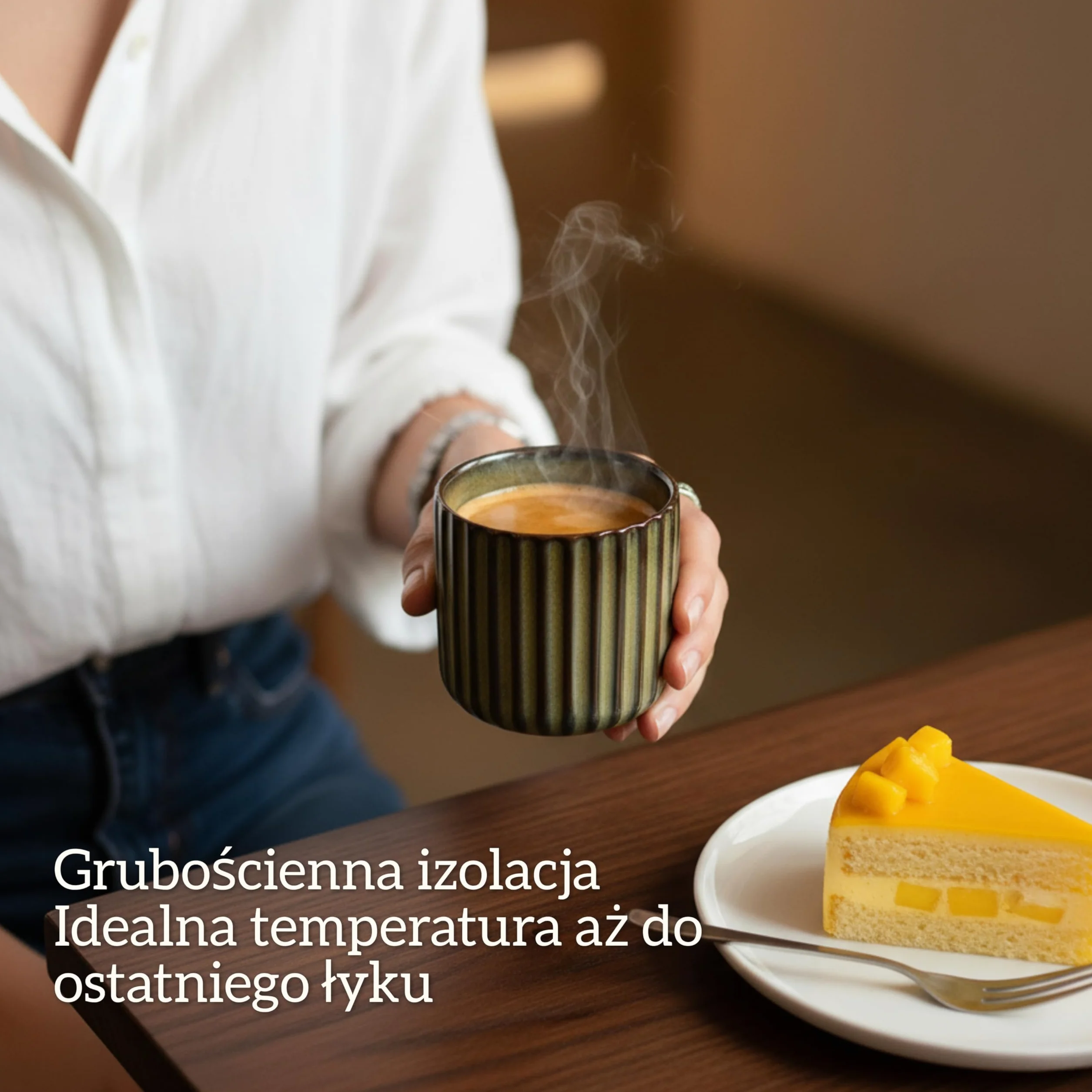 Zestaw 2 filiżanek do espresso 180 ml bez uchwytu, ceramika o grubych ściankach, izolacja termiczna, ceramika, unikalne kolory, espresso / mokka/filiżanka do herbaty, można myć w