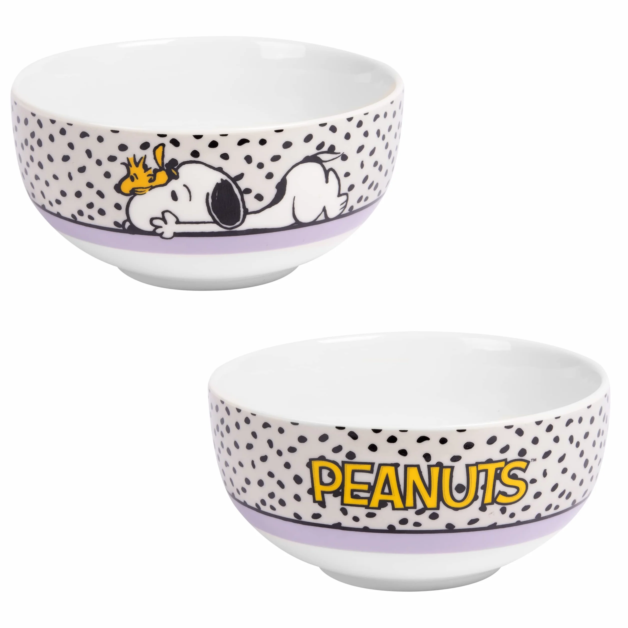 United Labels Snoopy zestaw śniadaniowy dla dzieci 3-częściowy porcelanowy